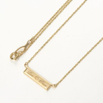 イエローゴールドネックレス