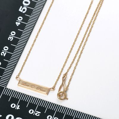 イエローゴールドネックレス