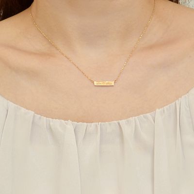 イエローゴールドネックレス