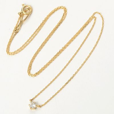 イエローゴールドネックレス