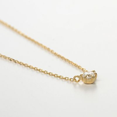 イエローゴールドネックレス