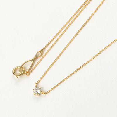 イエローゴールドネックレス