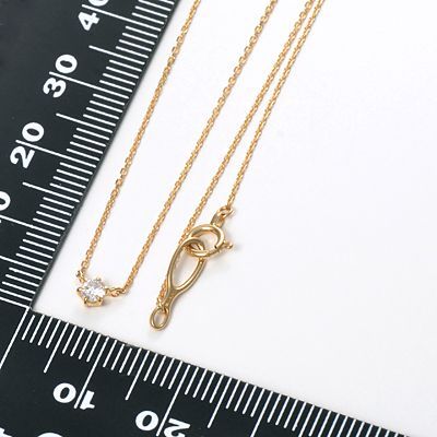 イエローゴールドネックレス