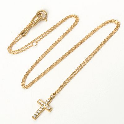 イエローゴールドネックレス