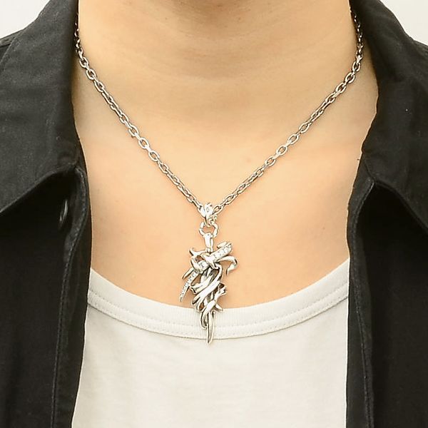 シルバーネックレス