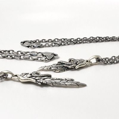 シルバーペアネックレス