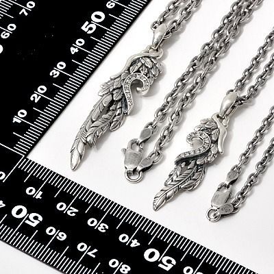 シルバーペアネックレス