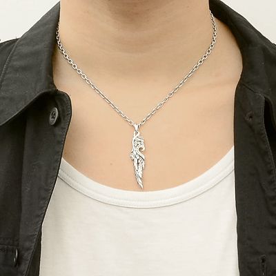 シルバーペアネックレス