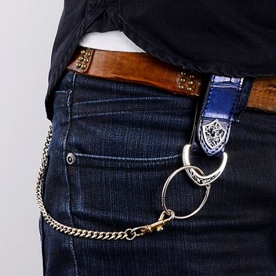 レザーキーホルダー