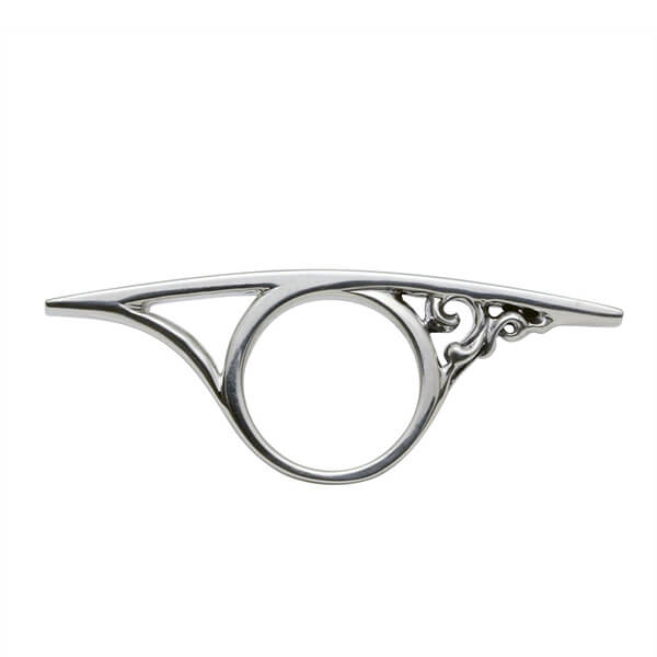 シルバーリング サティーナプレフレッジリング