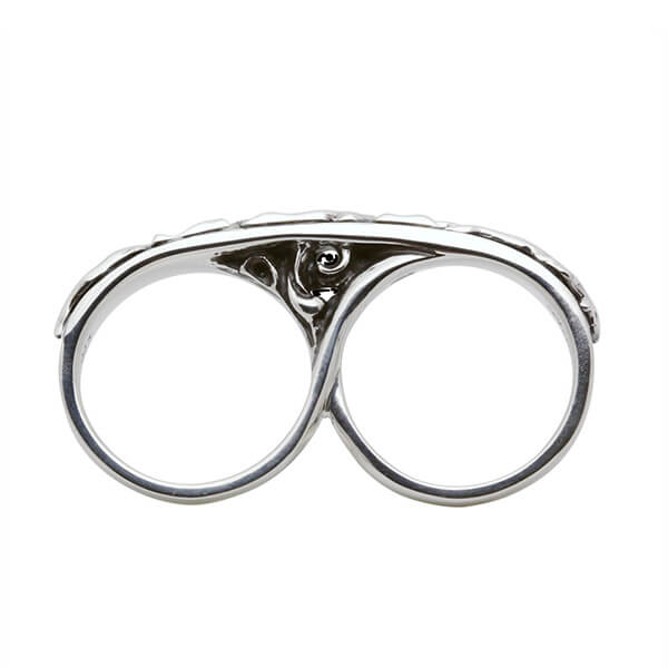 シルバーリング ダブルフレッジリング