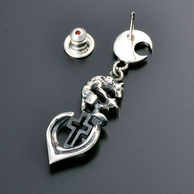 シルバースタッドピアス(片耳用)