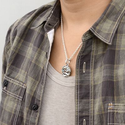 シルバーネックレス