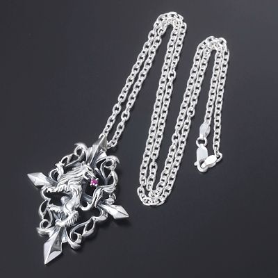 シルバーネックレス