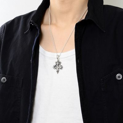 シルバーネックレス