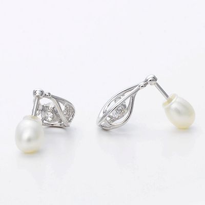 シルバースタッドピアス