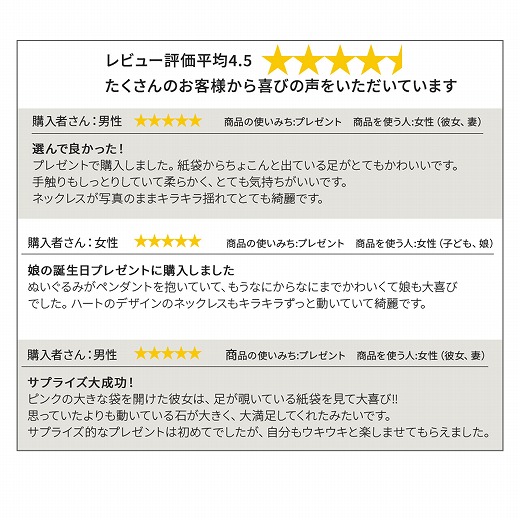 ハッピーテディベアが届けるサプライズギフト シルバーネックレス