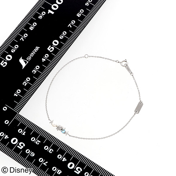 ホワイトゴールドブレスレット