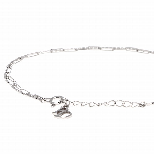 ホワイトゴールドブレスレット