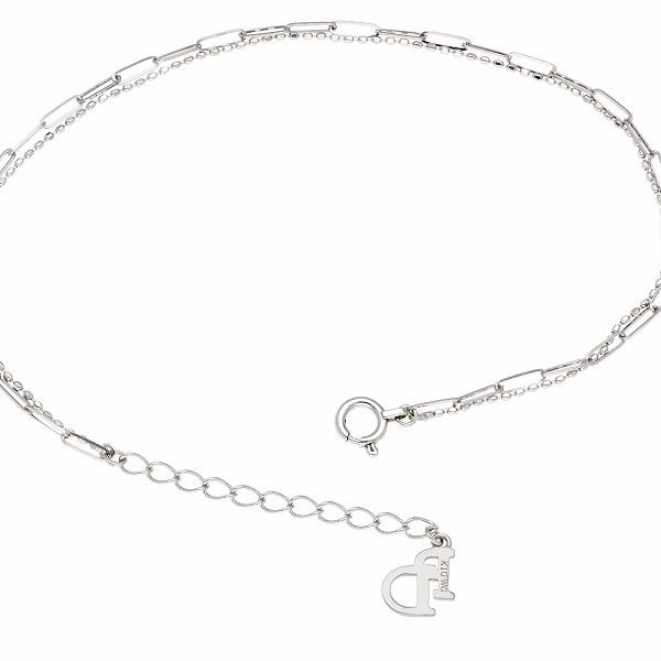 ホワイトゴールドブレスレット