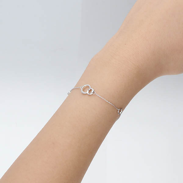 ホワイトゴールドブレスレット