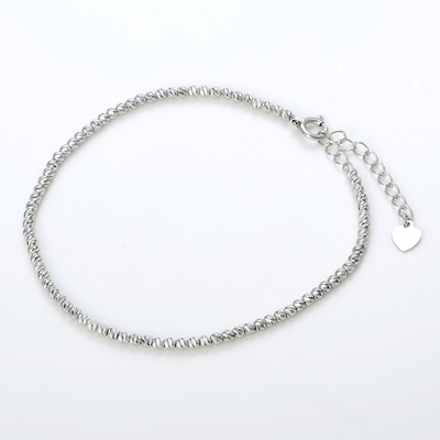 ホワイトゴールドブレスレット