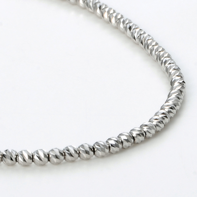 ホワイトゴールドブレスレット