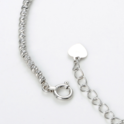 ホワイトゴールドブレスレット