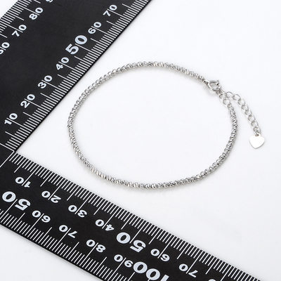 ホワイトゴールドブレスレット