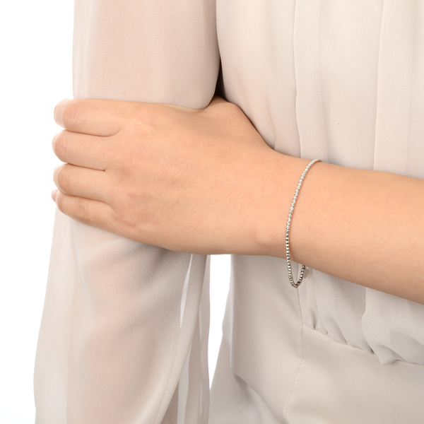 ホワイトゴールドブレスレット