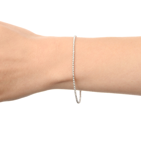 ホワイトゴールドブレスレット