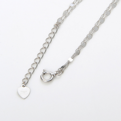 ホワイトゴールドブレスレット