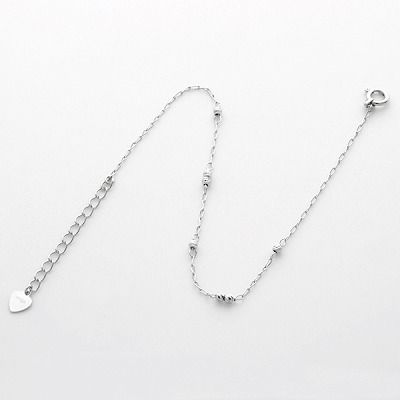 ホワイトゴールドブレスレット