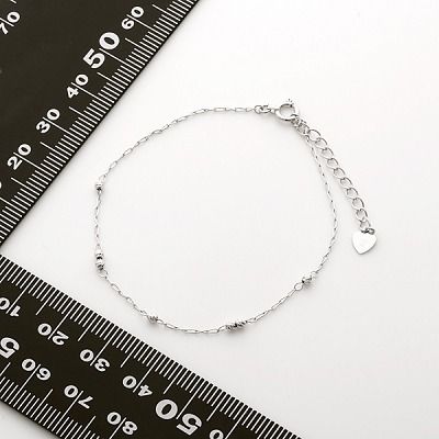 ホワイトゴールドブレスレット