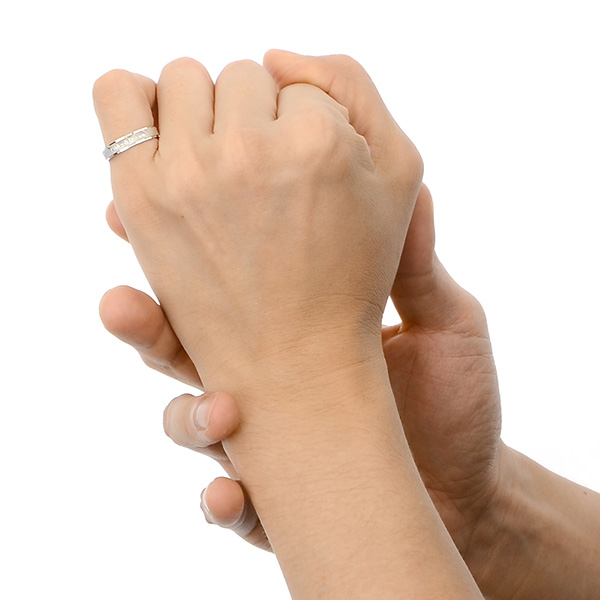 ホワイトゴールドマリッジリング