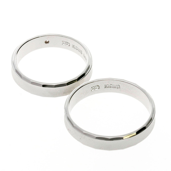 ホワイトゴールドマリッジリング