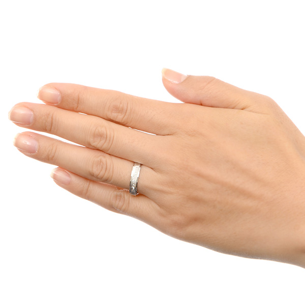 ホワイトゴールドマリッジリング