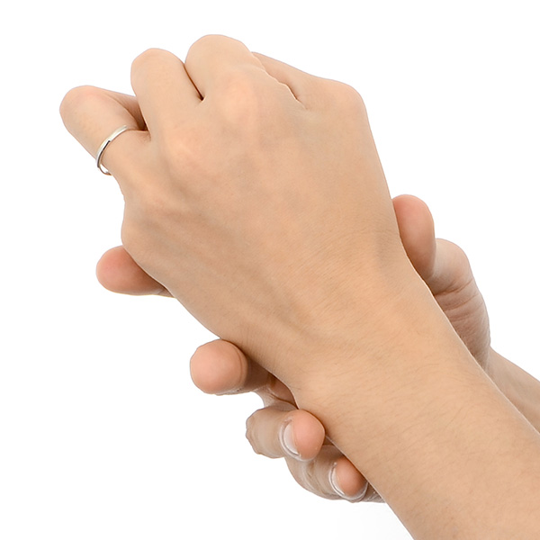 ホワイトゴールドマリッジリング