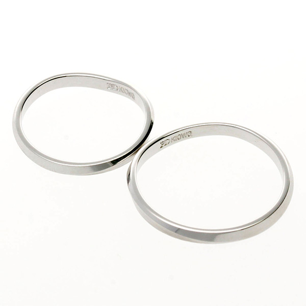 ホワイトゴールドマリッジリング