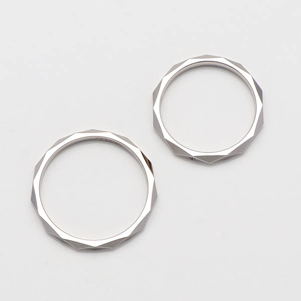 ホワイトゴールドマリッジリング