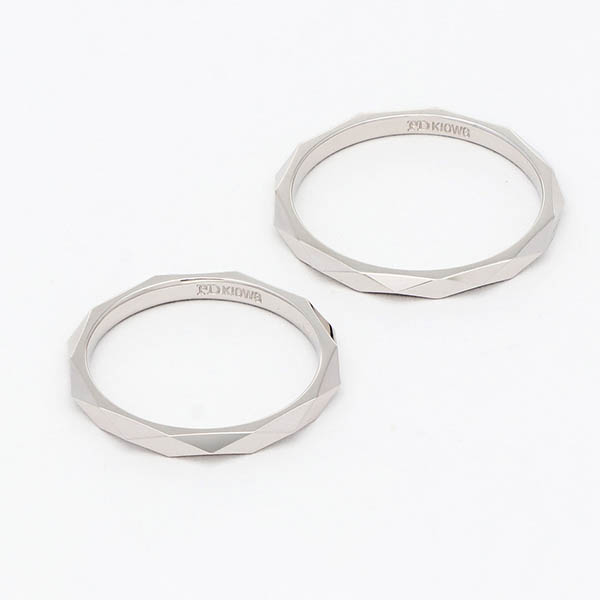 ホワイトゴールドマリッジリング