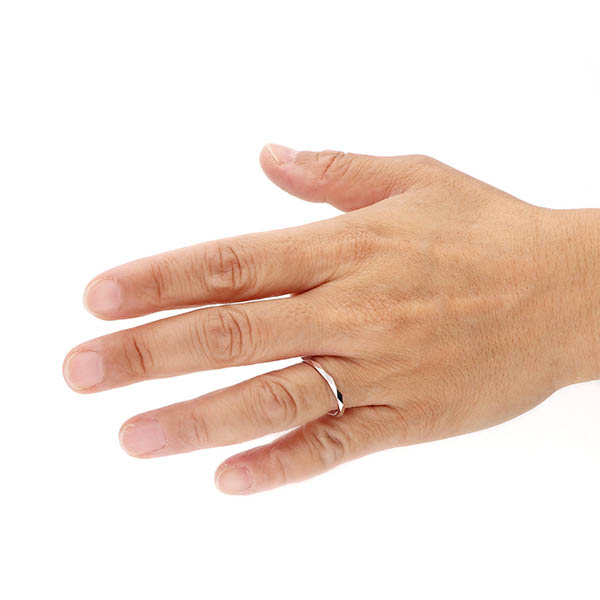 ホワイトゴールドマリッジリング