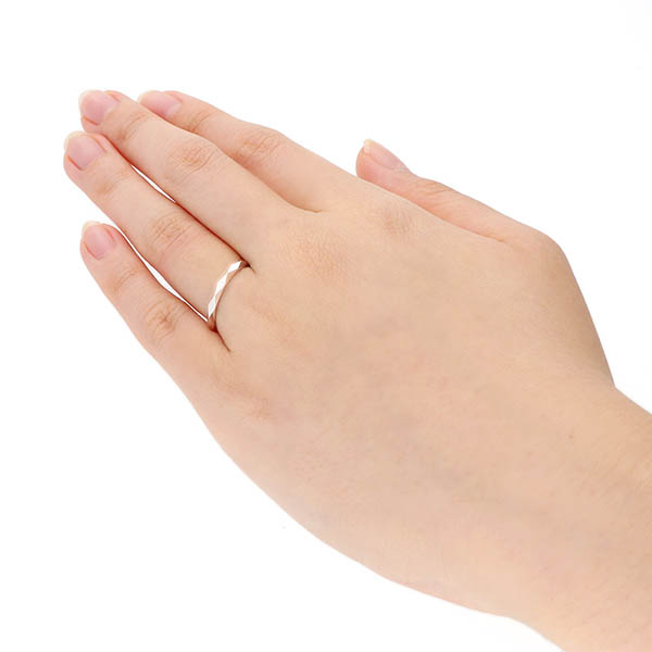 ホワイトゴールドマリッジリング