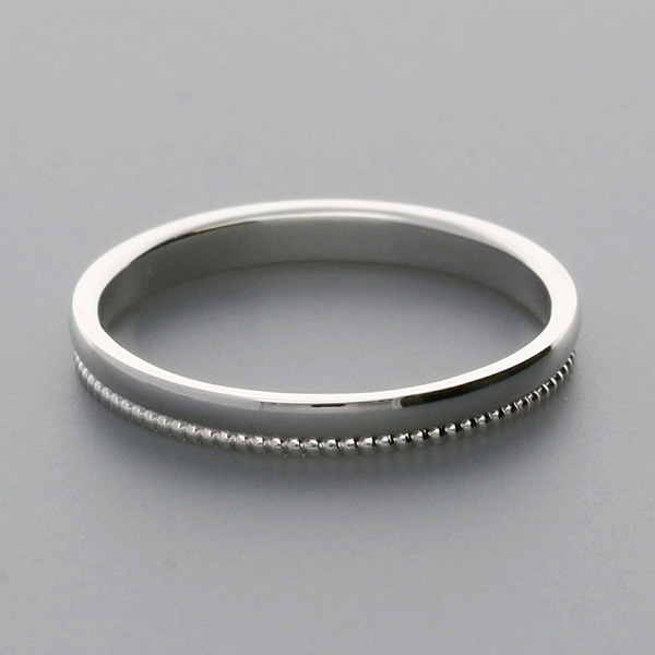 ホワイトゴールドマリッジリング