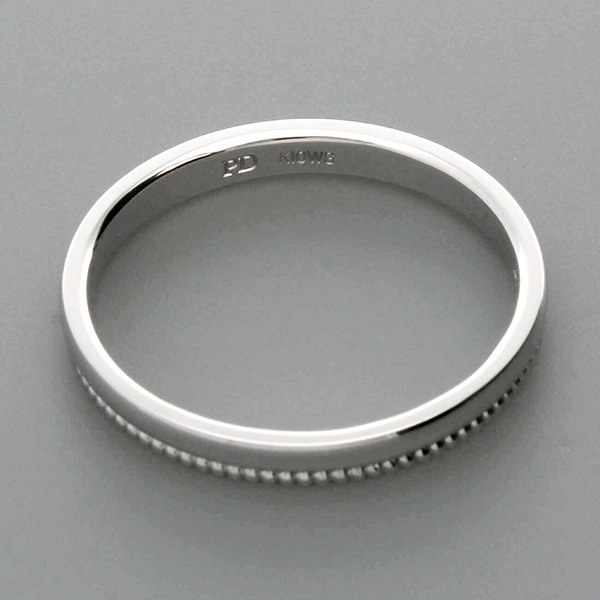 ホワイトゴールドマリッジリング