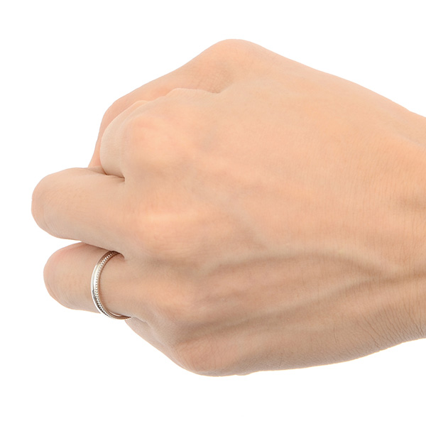 ホワイトゴールドマリッジリング