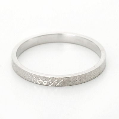 ホワイトゴールドリング