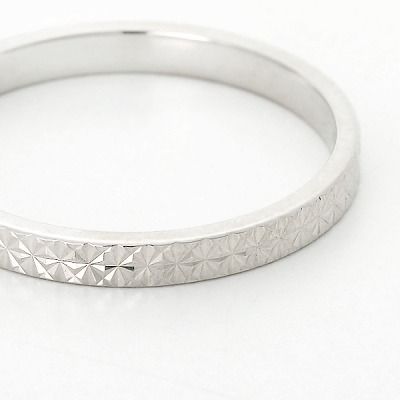 ホワイトゴールドリング