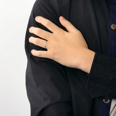 ホワイトゴールドリング