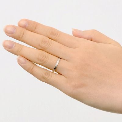 ホワイトゴールドリング